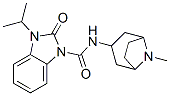 (endo-N-8-methyl-8-azabicyclo-(3.2.1)oct-3-yl)-2,3-dihydro-3-isopropyl-2-oxo-1H-benzimidazol-1-carboxamide Structure