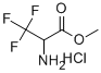 3,3,3-トリフルオロアラニン酸メチル塩酸塩 化学構造式