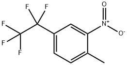 1-Methyl-2-nitro-4-(perfluoroethyl)benzene Structure