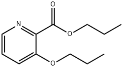3-プロポキシピコリン酸プロピル 化学構造式