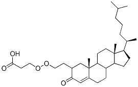 7-(3-oxocholest-4-en-2-yl)-5-oxa-4-oxoheptanoic acid Structure
