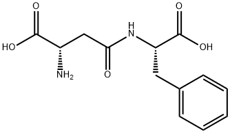 N-[(3S)-3-カルボキシ-β-アラニル]フェニルアラニン 化学構造式