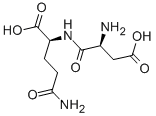 H-ASP-GLN-OH 结构式