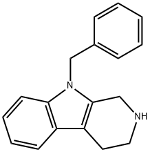 1,2,3,4-TETRAHYDRO-9-(PHENYLMETHYL)-PYRIDO[3,4-B]INDOLE Struktur