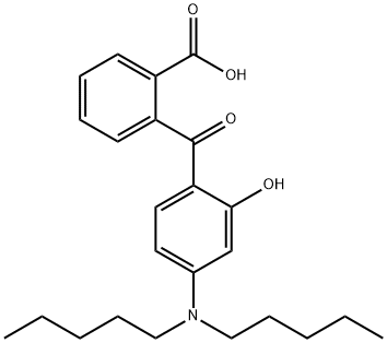 2-[4-(N,N-Dipentylamino)salicyloyl]benzoic acid Structure