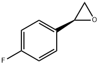 (S)-(4-氟苯基)环氧乙烷 结构式