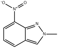 7-硝基-2-甲基吲唑,13436-58-3,结构式
