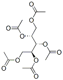 1-O,2-O,3-O,4-O,5-O-Pentaacetyl-D-xylitol Struktur