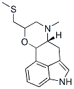 6-メチル-8-[(メチルチオ)メチル]-9-オキサエルゴリン 化学構造式