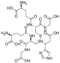 S-(2-carboxy-1-(1H-imidazol-4-yl)ethyl)glutathione Struktur