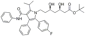 Atorvastatin tert-Butyl Ester Structure