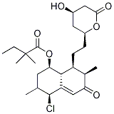 5'-Chloro-6'-oxo SiMvastatin Structure
