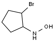 Cyclopentanamine, 2-bromo-N-hydroxy- (9CI) Structure