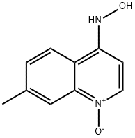 7-METHYL-4-HYDROXYLAMINOQUINOLINE1-OXIDE Structure
