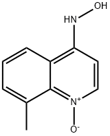 8-METHYL-4-HYDROXYLAMINOQUINOLINE1-OXIDE Structure