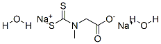 N-(DITHIOCARBOXY)SARCOSINE, DISODIUM SALT, DIHYDRATE Struktur