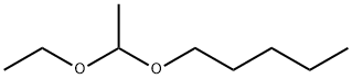 アセトアルデヒドエチルペンチルアセタール 化学構造式