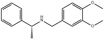 (R)-(+)-(3,4-Dimethoxy)benzyl-1-phenylethylamine Structure
