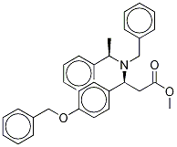 [R-(R*,S*)]-β-[(1-Phenylethyl)(phenylMethyl)aMino]-4-(phenylMethoxy)-benzenepropanoic Acid Methyl Ester Structure