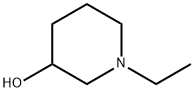 1-エチル-3-ヒドロキシピペリジン 化学構造式