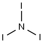 nitrogen iodide Structure