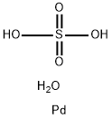 PALLADIUM(II) SULFATE HYDRATE Structure