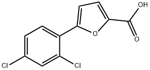 5-(2,4-二氯苯基)-2-糠酸, 134448-46-7, 结构式