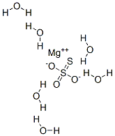 MAGNESIUM THIOSULFATE HEXAHYDRATE Struktur