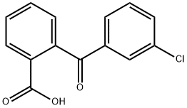 2-(3-氯苯甲酰)苯甲酸,13450-37-8,结构式