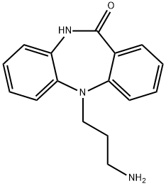 5-(3-Aminopropyl)-5,10-dihydro-11H-dibenzo[b,e][1,4]diazepin-11-one Struktur