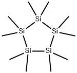 Cyclopentasilane,decamethyl- Struktur