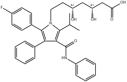 阿托伐他汀, 134523-00-5, 结构式