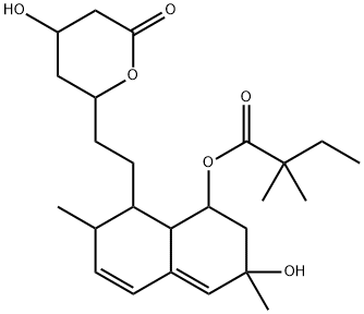 6′-ヒドロキシシンバスタチン 化学構造式