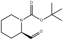 (R)-2-甲酰基-1-哌啶羧酸-1,1-二甲基乙酯 (S)-, 134526-69-5, 结构式