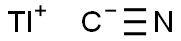 Thallium(I) cyanide.|