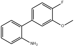 2-(4-Fluoro-3-methoxyphenyl)aniline Structure