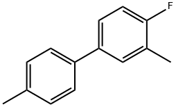 3,4'-ジメチル-4-フルオロビフェニル 化学構造式