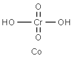 クロム酸コバルト(II) 化学構造式