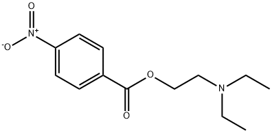 2-diethylaminoethyl 4-nitrobenzoate 化学構造式