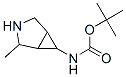 Carbamic acid, (2-methyl-3-azabicyclo[3.1.0]hex-6-yl)-, 1,1-dimethylethyl ester, Struktur