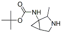 Carbamic acid, (2-methyl-3-azabicyclo[3.1.0]hex-1-yl)-, 1,1-dimethylethyl ester, Struktur