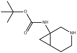 Carbamic acid, 3-azabicyclo[4.1.0]hept-1-yl-, 1,1-dimethylethyl ester (9CI) Structure