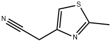 (2-METHYL-1,3-THIAZOL-4-YL)ACETONITRILE Struktur