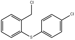 (2-(氯甲基)苯基)(4-氯苯基)硫烷, 13459-60-4, 结构式