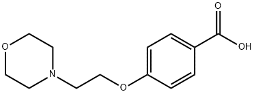 4-(2-MORPHOLIN-4-YL-ETHOXY)-BENZOIC ACID,134599-45-4,结构式