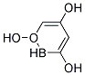 ホウ酸（Ｈ３Ｂ３Ｏ４）  化学構造式