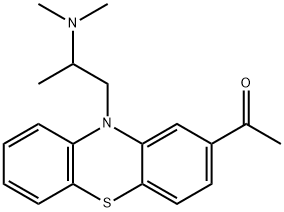 醋异丙嗪,13461-01-3,结构式