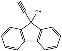 9-エチニル-9-フルオレノール 化学構造式