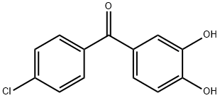 4’-クロロ-3,4-ジヒドロキシベンゾフェノン 化学構造式