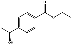 (S)-4-(1-羟乙基)苯甲酸乙酯, 134615-20-6, 结构式